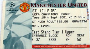 man u v lille 2001