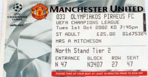 man u v olympiakos piraeus 2002