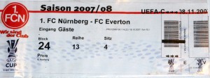 nurnberg v everton uefa cup 2007