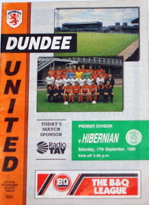 dundee united v hibernian 1988