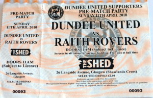 dundee united v raith