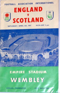 england v scotland 1957