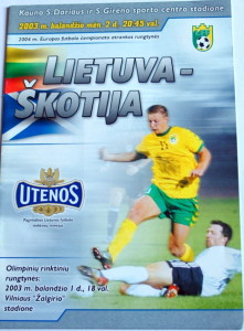 lithuania v scotand 2003