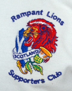 rampantlions saltire and lion badge