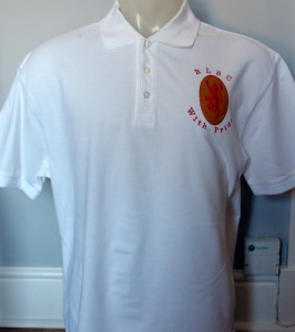 rampantlions white rlsc polo