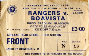 rangers v boavista stub