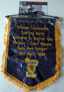 scotland czech 1999 officials pennant