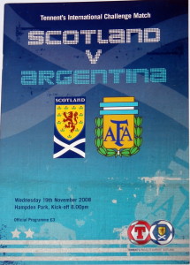 scotland v argentina 2008