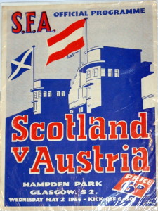 scotland v austria 1956