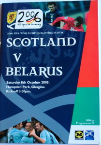 scotland v belarus 2005