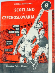 scotland v checoslakia 1961