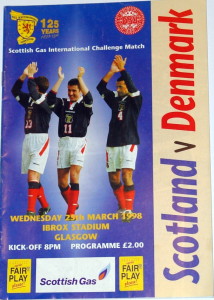 scotland v denmark 1998