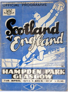 scotland v england 1952