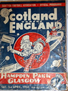 scotland v england 1954