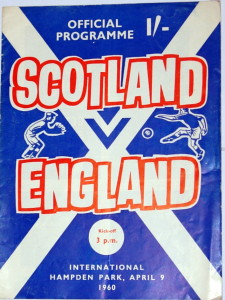 scotland v england 1960