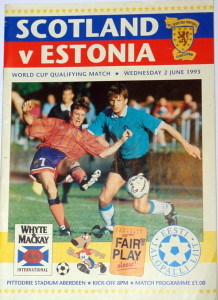 scotland v estonia 1993