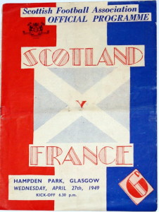 scotland v fance 1949