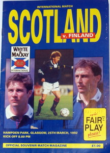 scotland v finland 1992