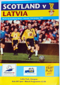 scotland v latvia 1997