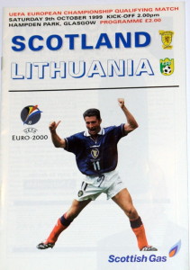 scotland v lthuana 1999