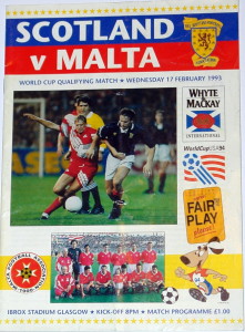 scotland v malta 1993