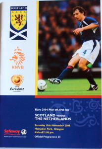 scotland v netherlands 2003