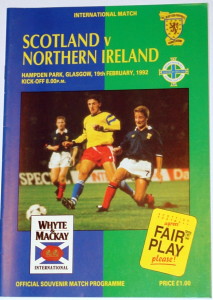 scotland v northern ireland 1992