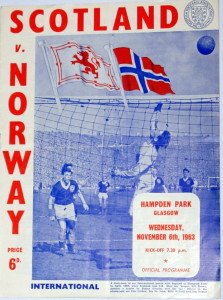 scotland v norway 1963