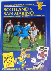 scotland v san marino 1991