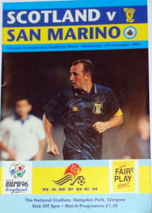 scotland v san marino 1995