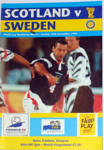 scotland v sweden 1996