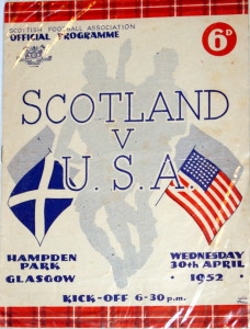 scotland v usa 1952