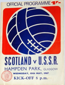 scotland v ussr 1967