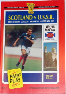 scotland v ussr 1991