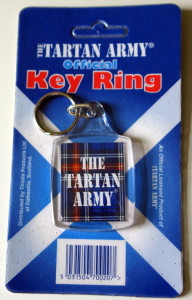 tartan army key ring