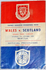 wales v scotland 1958