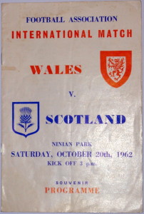 wales v scotland 1962