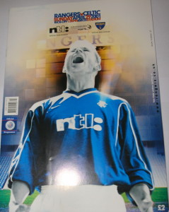 Rangers v celtic 2991 april programme