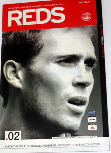 aberdeen v rangers 2003-04 programme