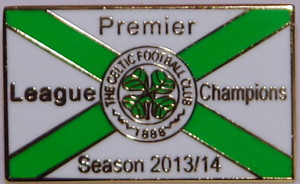 celtic champs flag badge 2013-14