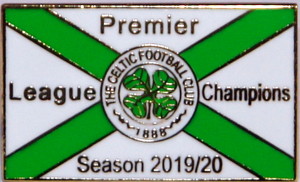 celtic champs flag badge 2019-20