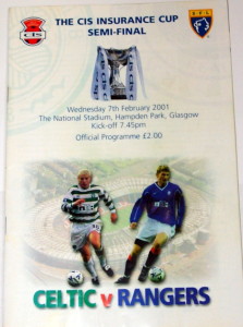 celtic v rangers 2001 cup