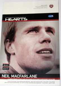 hearts v rangers programme