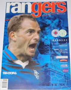 rangers celtic 2003 progamme