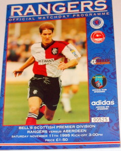 rangers v aberdeen 1995