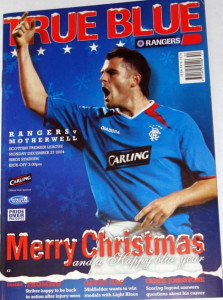 rangers v aberdeen 2004 programme