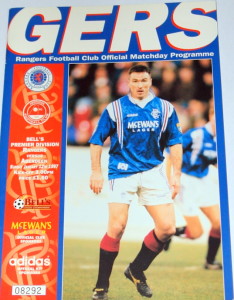 rangers v aberdeen july programme