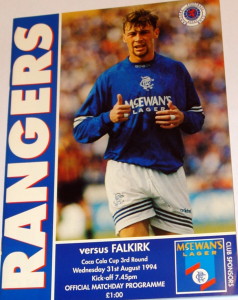 rangers v falkirk 1994