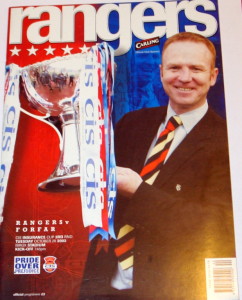 rangers v forfar 2003 programme