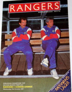 rangers v gornik programme